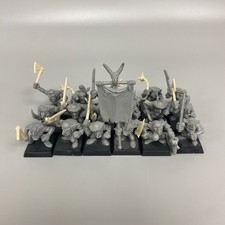 18 Gobelin Warriors Converti Régiment Warhammer Fantasy Old le Monde Orques