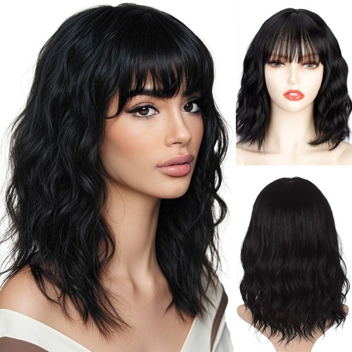 Perruque courte bob avec - bob,