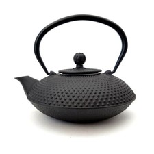 Théière en fonte noire Jingdian - 