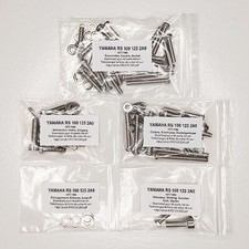 YAMAHA RS 100 125 2A0 1977-1986 Kit vis CRUCIFORME inox moteur RS100 RS125