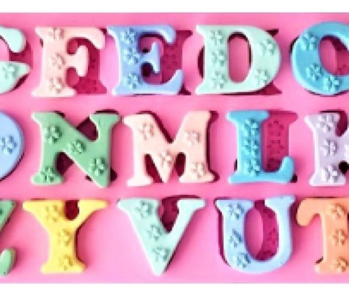 Moule silicone lettre - silicone, 23