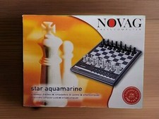 Novag Chess Computer Star Aquamarine, Model #1033 - Clean