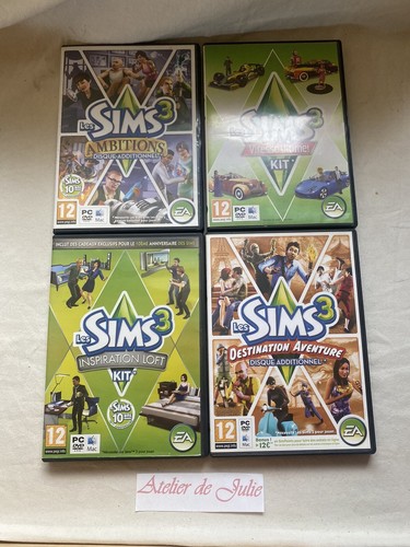 Lot jeux les - de, sims
