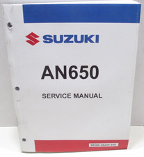 2013-2018 Suzuki AN 650 Burgman OEM Service Manual 99500-36234-03E
