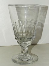 -TRES GRAND VERRE EPAIS LOUIS PHILIPPE PANS COUPES XIXe collection table vitrine