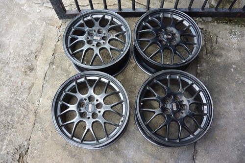 Jdm bbs rg714 mesh wheels - 17",