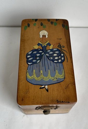 Ancienne petite boîte bois - boîte,