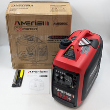 Amerisun Gasoline 2500W Portable Inverter Generator 4-Stroke (AM5020C) Red