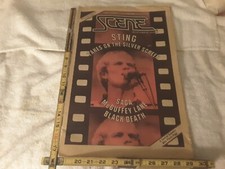 Rare 1982 Scene Sting HUGE Cover Who HUGE AD Yamaha Bike Ad
