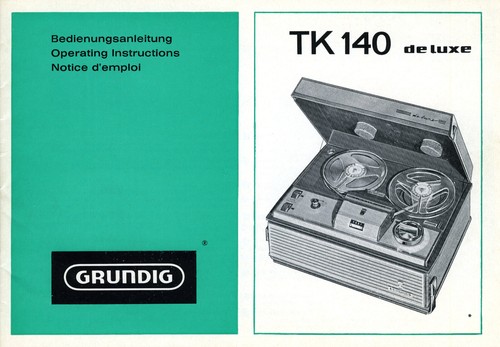 Mode emploi grundig - d'emploi, recorder