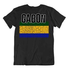 Gabon Drapeau T-shirt souvenir