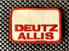DEUTZ ALLIS AGRICULTURE EQUIPMENT EMBROIDERED SEW ON PATCH FARMING 3 1/2 x 2 1/2