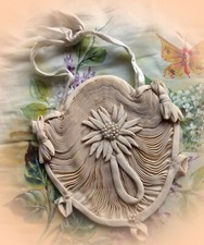 LATE 19TH CENTURY NATURAL SILK EDELWEISS NATURAL SILK CHAPLAIN 