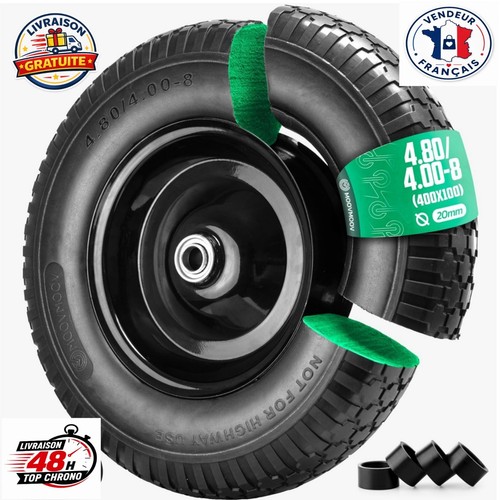 Roue brouette increvable - brouette,