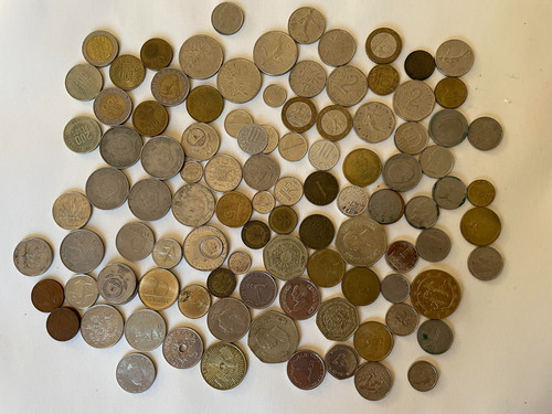 100 pièces anciennes pays