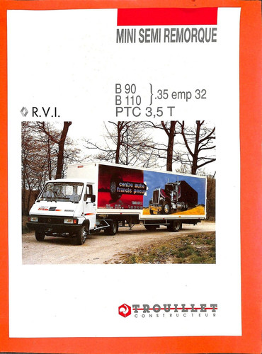 Trouillet mini semi remorque - mini,