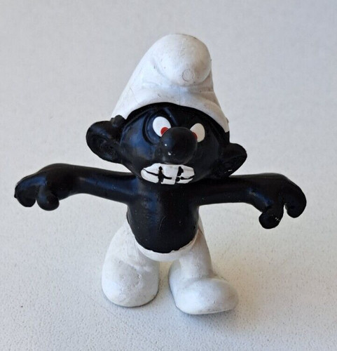 Figurine schtroumpf 20007 noir - schtroumpf,