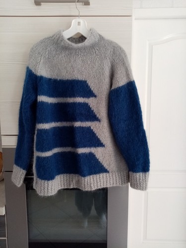 Pull mohair neuf - tricot, fait