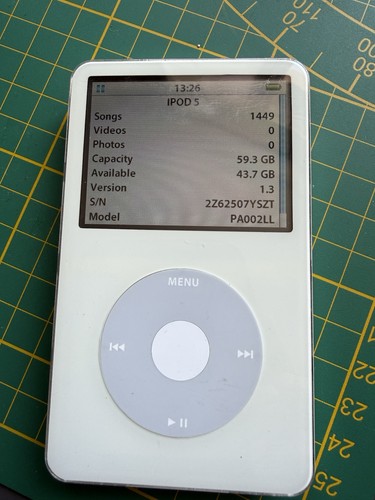 Apple ipod go blanc - 5,