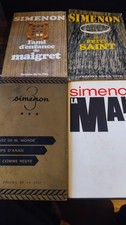 Simenon Georges . Lot de 4 X Maigret . Presses de la Cité. Années 50/60 