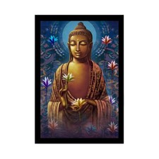 Lord Bouddha Peinture Maison Décoratifs Cadeau Objet Avec Synthétique Cadre P13