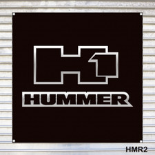Hummer H1 Banner Sign Wall Art