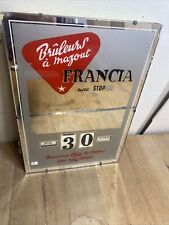 old advertising calendar PERPETUAL Francia Oil Burners