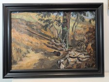 Tableau huile sur toile signé