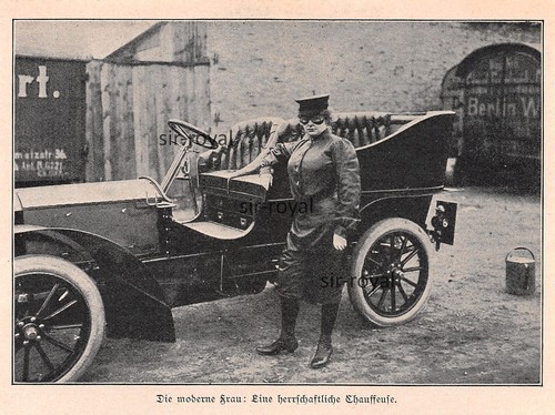 Woman chauffeur - woman, as