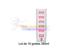 Lot de 10 Godet de mélange 385ml, peinture, auto, carrosserie, (PPE01)