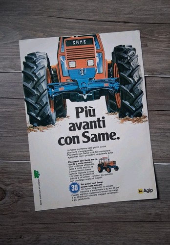Publicité tracteurs same - publicité, 2
