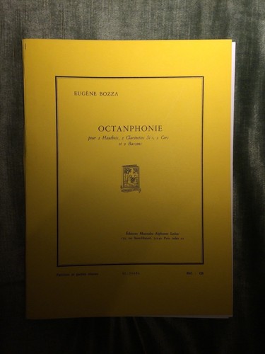 Eugène bozza octanphonie - eugène, pour
