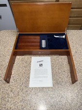 Scrabble Luxury Edition Premier Wood Board Chest Box 2003 All 100 Letters Includ