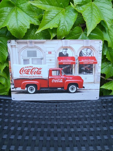 Plaque métal coca - plaque, cola
