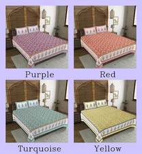 Drap De Lit Double En Coton