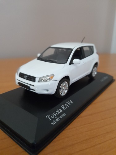 Toyota rav4 blanc - rav4, minichamps