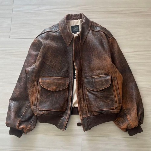 Avirex veste cuir blouson - avirex,