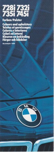 Catalogue brochure bmw - brochure, 728i