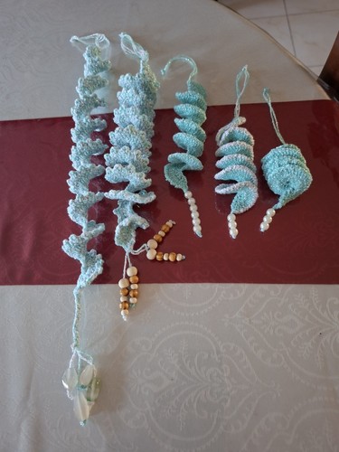 Moulin vent crochet bleu - moulin,