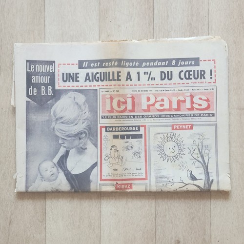 Ici paris 768 mars 1960 - ici,