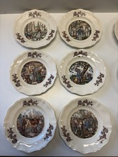 6 assiettes plate Sarreguemine