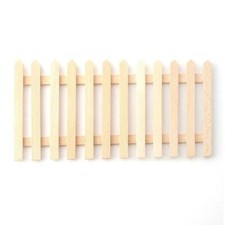 Poupées Maison Palissade Inachevé Bare Bois Panneau Miniature Jardin Accessoire