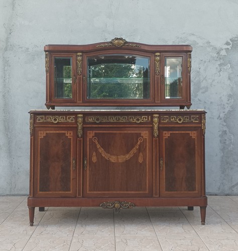 Buffet deux corps louis - louis, en