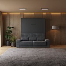 Lit escamotable SMARTBett M1 180x200 vert CANAPÉ anthracite 