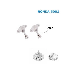 Fourche à palette 2 broches n° de pièce : 797 pour mouvement suisse RONDA 500...