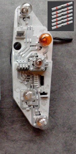 Platine porte ampoules