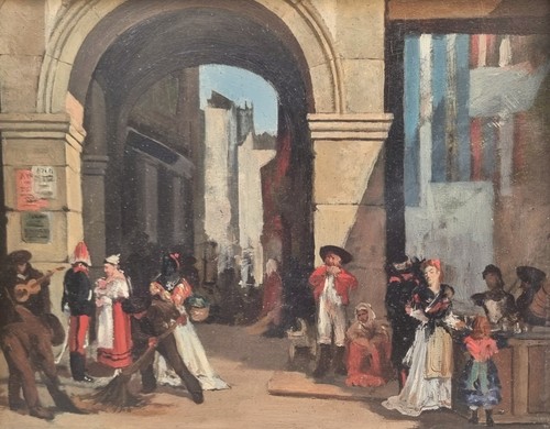 Vue ville bossuet peinture - de,