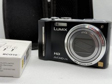 Panasonic Lumix DMC-TZ10 Camera Black. Tested, with Battery, Charger, Case