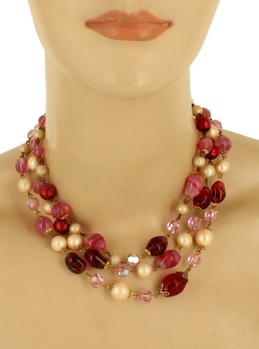 Vintage rose rouge murano - vintage,