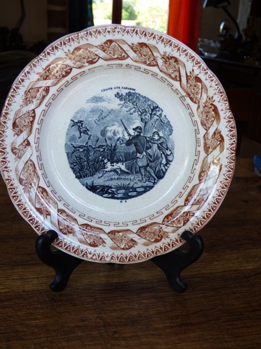 Assiette parlante gien - parlante, xixème